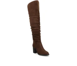 Journee Collection Wide Calf|Dress>Women's Kaison Wide Calf Over-The-Knee Boots