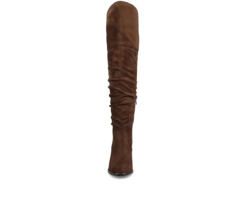 Journee Collection Wide Calf|Dress>Women's Kaison Wide Calf Over-The-Knee Boots