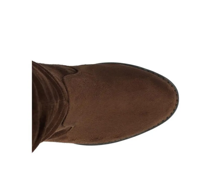 Journee Collection Wide Calf|Dress>Women's Kaison Wide Calf Over-The-Knee Boots