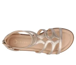 Women's Genneva Flat Sandals|Journee Collection Outlet