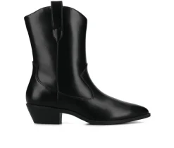 Journee Collection Cowboy & Western>Women's Fritzie Western Boots