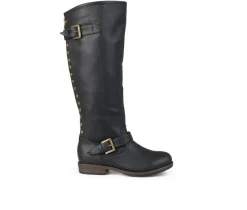 Journee Collection Tall|Wide Calf>Women's Spokane Extra Wide Calf Knee High Boots