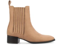 Women's Wrenley Block Heel Booties|Journee Collection New