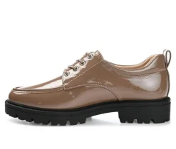 Women's Zina Lugged Oxfords|Journee Collection Sale