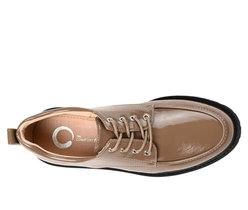 Women's Zina Lugged Oxfords|Journee Collection Sale
