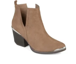 Journee Collection Cowboy & Western>Women's Issla Side Slit Booties