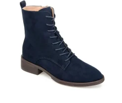Women's Vienna Lace-Up Boots|Journee Collection Clearance