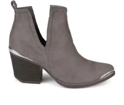 Journee Collection Cowboy & Western>Women's Issla Side Slit Booties