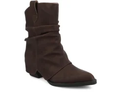 Journee Collection Cowboy & Western|Boots & Booties>Women's Wynette Booties