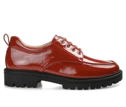 Women's Zina Lugged Oxfords|Journee Collection Outlet