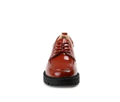 Women's Zina Lugged Oxfords|Journee Collection Outlet