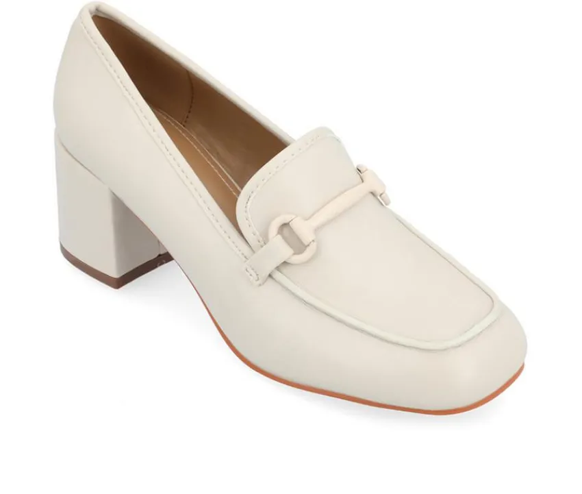 Women's Nysaa Block Heel Loafers|Journee Collection Online