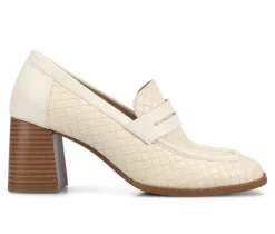 Women's Malleah Block Heel Loafers|Journee Collection Online