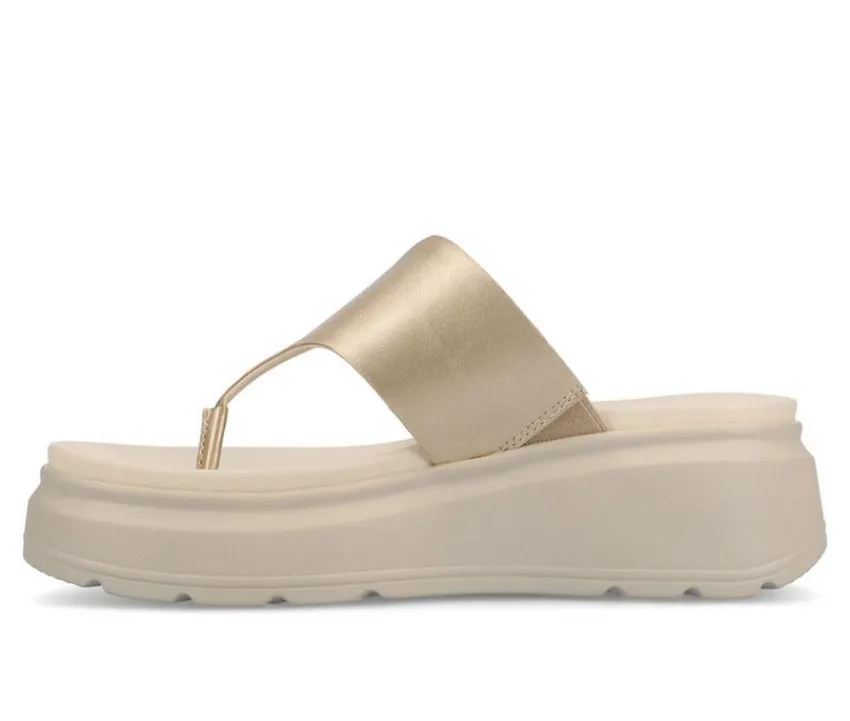 Journee Collection Sandals>Women's Carah Platform Flip-Flops