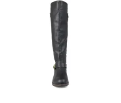 Women's Spokane Wide Calf Knee High Boots|Journee Collection Sale