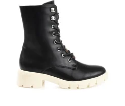 Journee Collection Lace Up>Women's Madelynn Booties