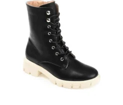 Journee Collection Lace Up>Women's Madelynn Booties