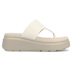 Women's Carah Platform Flip-Flops|Journee Collection Outlet