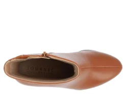 Women's Romer Block Heeled Platform Booties|Journee Collection Hot