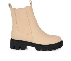 Women's Ivette Lugged Chelsea Boots|Journee Collection New