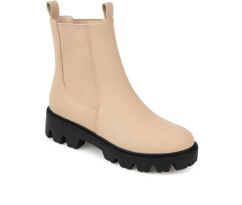 Women's Ivette Lugged Chelsea Boots|Journee Collection New