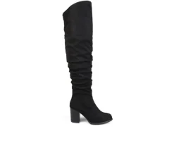 Journee Collection Dress|Wide Calf>Women's Kaison Extra Wide Calf Over-The-Knee Boots