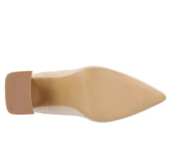 Women's Noralinn Heeled Stretch Knit Booties|Journee Collection Best
