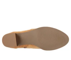 Women's Hayven Block Heel Booties|Journee Collection Outlet