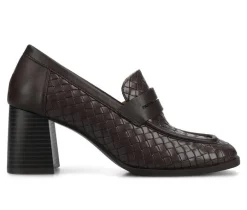 Journee Collection Loafers & Oxfords>Women's Malleah Block Heel Loafers
