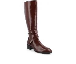 Women's Rhianah Wide Width Wide Calf Knee High Boots|Journee Collection Hot