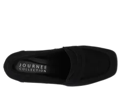 Women's Malleah Block Heel Loafers|Journee Collection Discount