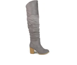 Journee Collection Wide Calf|Dress>Women's Kaison Wide Calf Over-The-Knee Boots