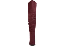 Women's Kaison Wide Calf Over-The-Knee Boots|Journee Collection Outlet