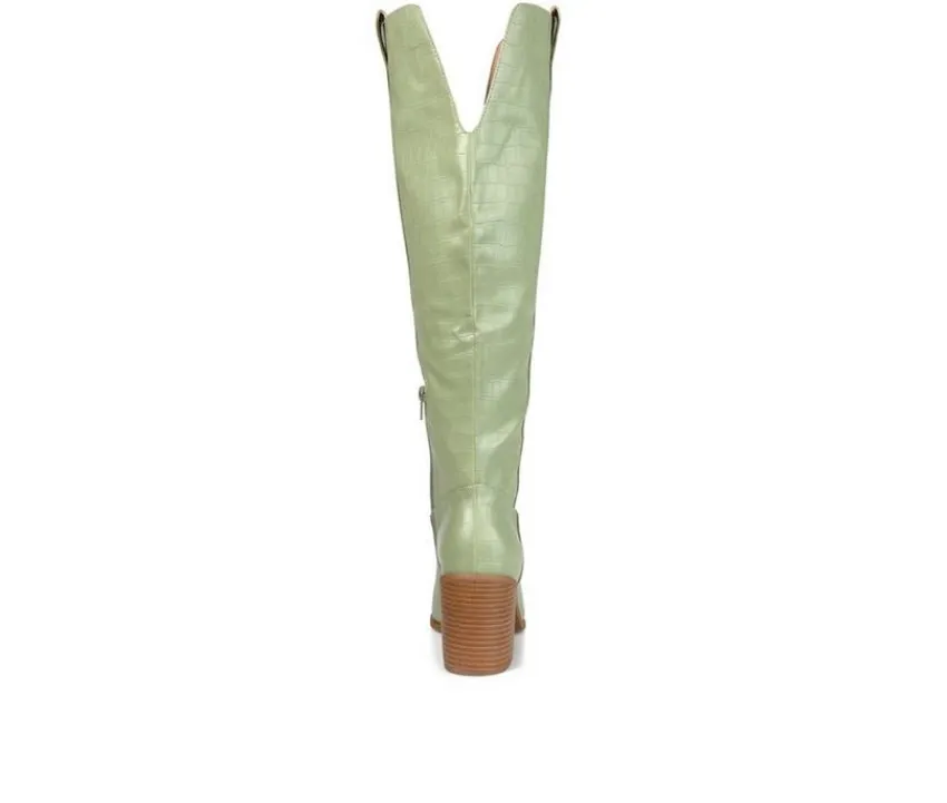 Journee Collection Wide Calf|Dress>Women's Therese Extra Wide Calf Over-The-Knee Boots