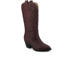 Women's Chantry Mid Calf Western Boots|Journee Collection