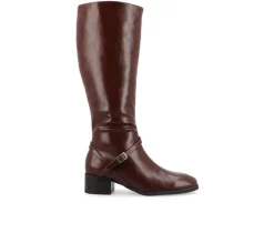 Women's Rhianah Wide Width Extra Wide Calf Knee High Boots|Journee Collection New