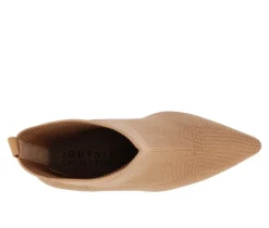 Women's Noralinn Heeled Stretch Knit Booties|Journee Collection