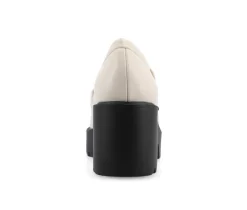 Women's Keeziah Chunky Heeled Loafers|Journee Collection Clearance