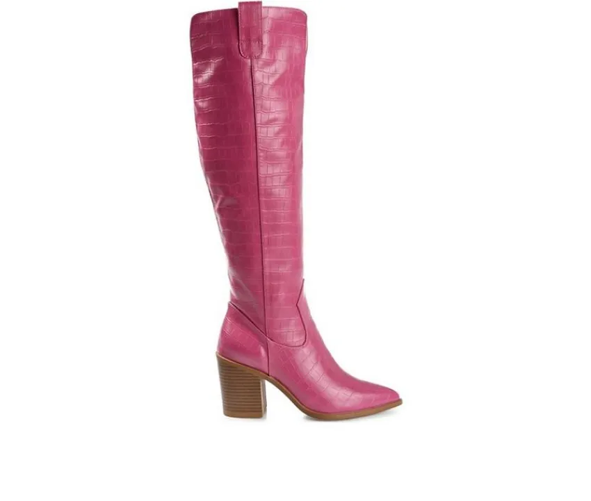 Journee Collection Dress|Cowboy & Western>Women's Therese Over-The-Knee Boots