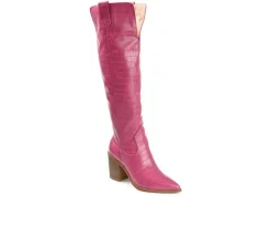 Journee Collection Dress|Cowboy & Western>Women's Therese Over-The-Knee Boots