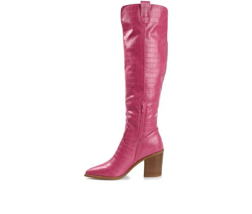 Journee Collection Dress|Cowboy & Western>Women's Therese Over-The-Knee Boots