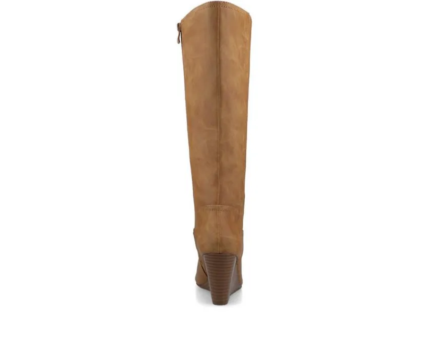 Journee Collection Wide Calf|Tall>Women's Langly Wide Calf Knee High Boots