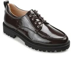 Journee Collection Loafers & Oxfords>Women's Zina Lugged Oxfords