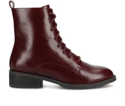 Women's Vienna Lace-Up Boots|Journee Collection Outlet