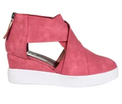 Women's Seena Wedge Sneakers|Journee Collection Discount