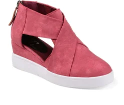 Women's Seena Wedge Sneakers|Journee Collection Discount
