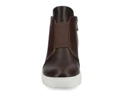 Women's Clara Wedge Sneakers|Journee Collection Clearance