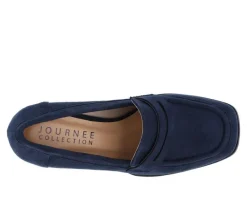 Women's Malleah Block Heel Loafers|Journee Collection Best