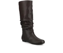 Journee Collection Wide Calf|Tall>Women's Jayne Wide Calf Knee High Boots