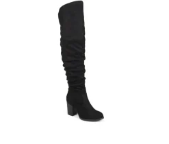 Women's Kaison Wide Calf Over-The-Knee Boots|Journee Collection Sale